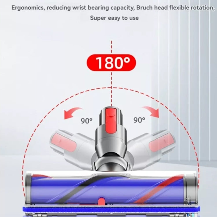 For Dyson V7 V8 V10 V11 V15 High Torque Direct Drive Roller Brush Head With Dust Display Light