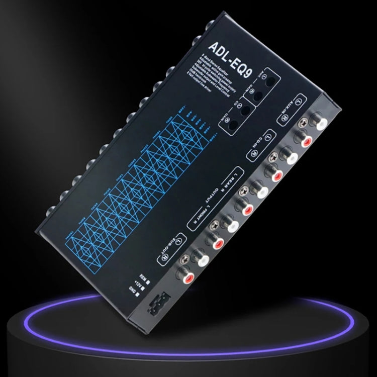 ADL-EQ9  Car Audio 9-Band Equalizer EQ Tuning Crossover Amplifier