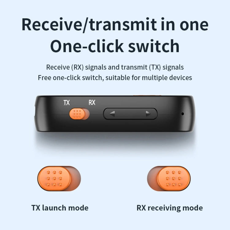 2-in-1 AUX Car Bluetooth Receiver Transmitter Hands-free Call Adapter Converter