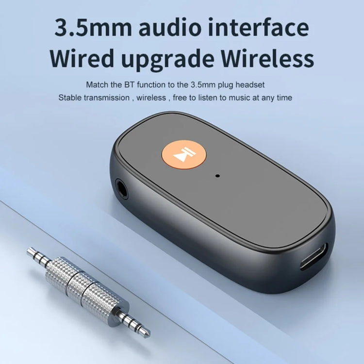 2-in-1 AUX Car Bluetooth Receiver Transmitter Hands-free Call Adapter Converter