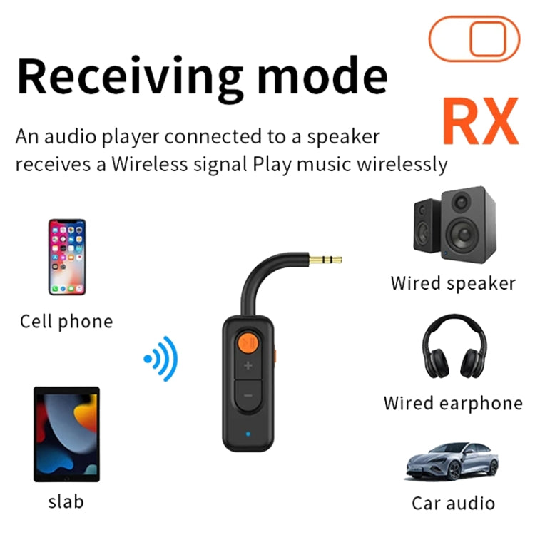 3-in-1 Receiver Bluetooth Transmitter with Call Aux Car Bluetooth Adapter