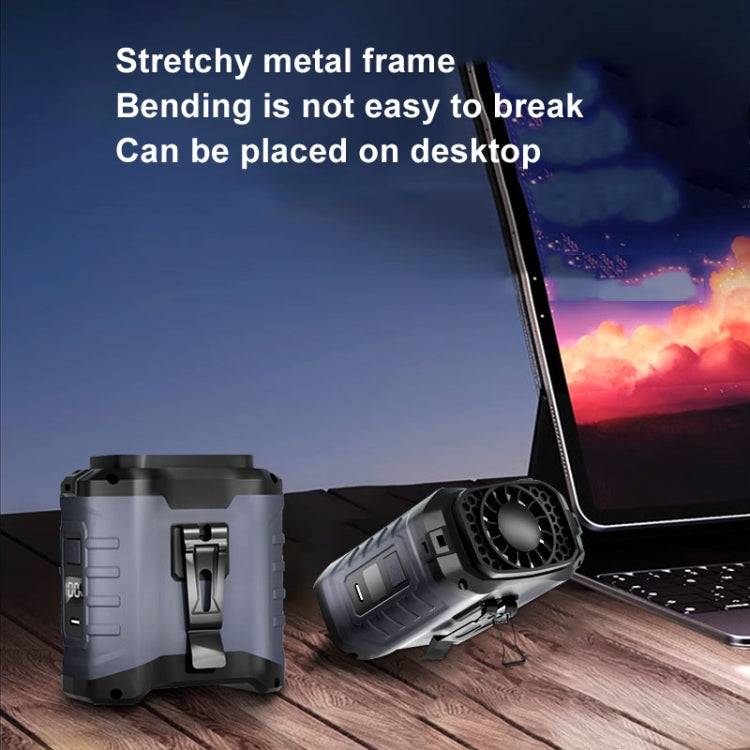 Portable Hanging Waist Outdoor USB Fan High Wind Power Mini Fan