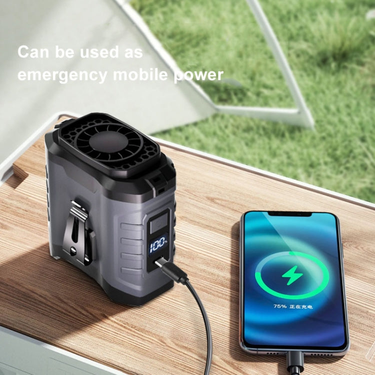 Portable Hanging Waist Outdoor USB Fan High Wind Power Mini Fan