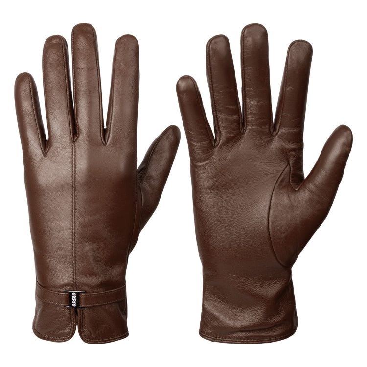 Women Sheepskin Wool Fleece Lined Windproof Warm Gloves Touchscreen Thick Snow Driving Gloves