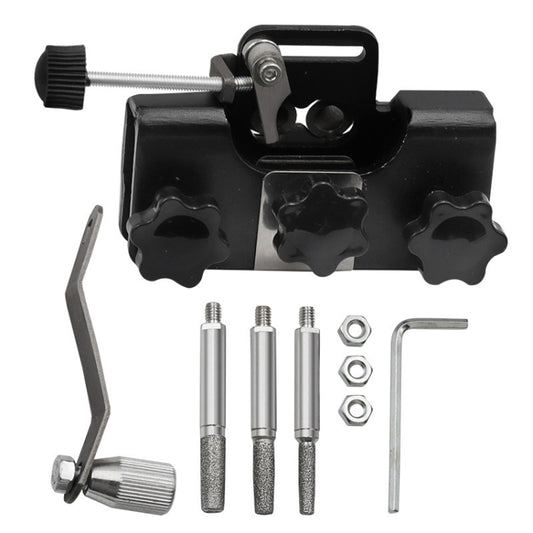 Portable Handheld Electric Saw Hand-cranked Chain Sharpener With 3 Grinding Heads