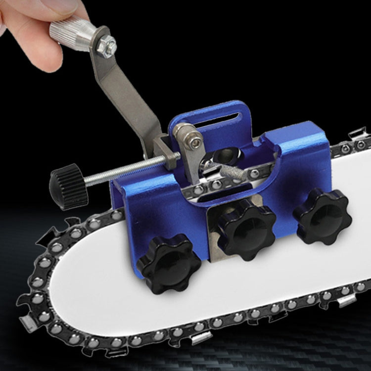 Portable Handheld Electric Saw Hand-cranked Chain Sharpener With 3 Grinding Heads