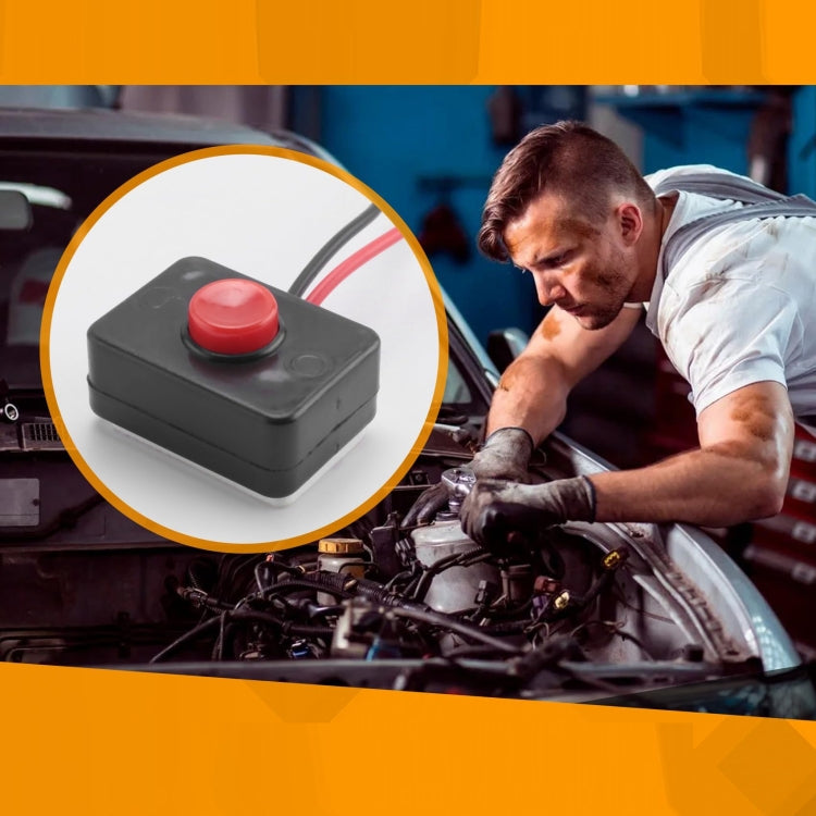 4pcs Car Circuit Wire Horn Small Switch Button