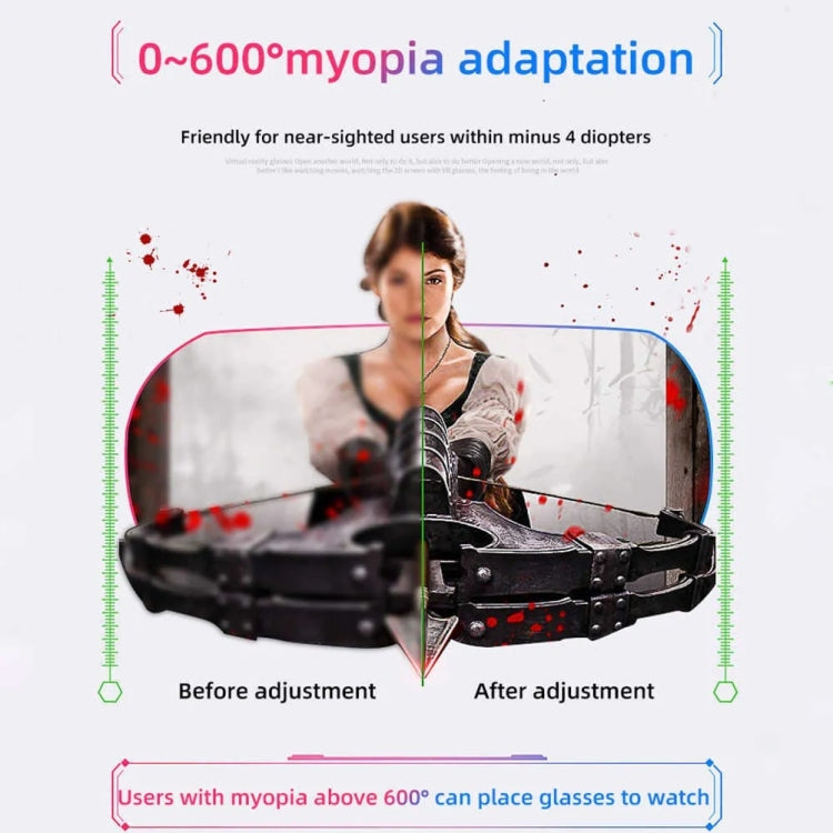 VRPARK J60 Virtual Reality Headset VR Glasses Built-In Headphones For Immersive Experience