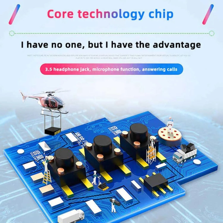 VRPARK J60 Virtual Reality Headset VR Glasses Built-In Headphones For Immersive Experience