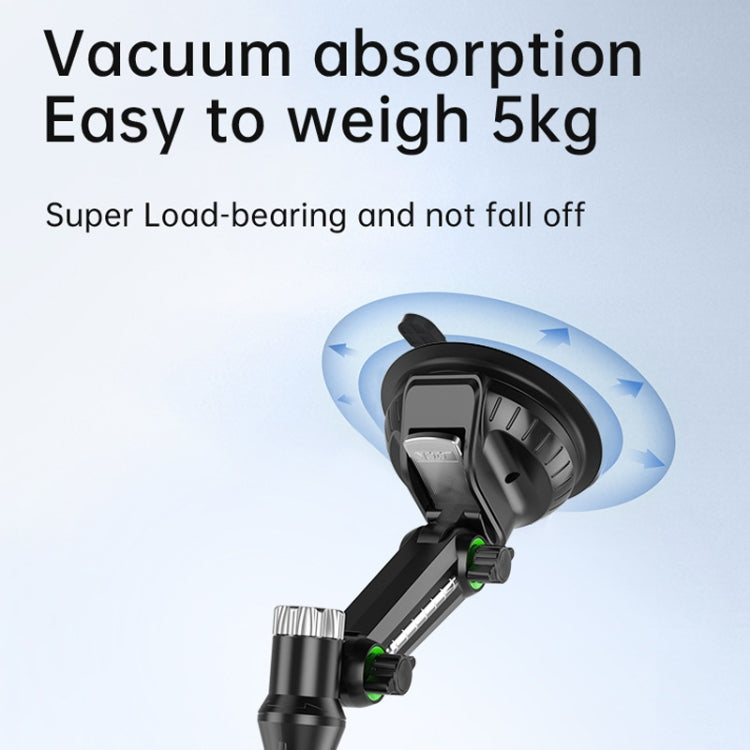 Car Suction Cup Extended Tube Stacking Screen Phone Tablet Universal Holder