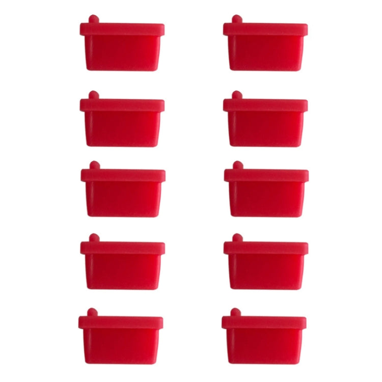 10pcs /Set USB 2.0 Female Port Dust Plug Charging Port Silicone Cover
