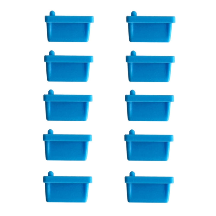 10pcs /Set USB 2.0 Female Port Dust Plug Charging Port Silicone Cover