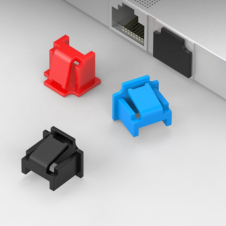 10pcs /Set RJ45 Network Port Dust Plug Router Network Cable Protection Cover