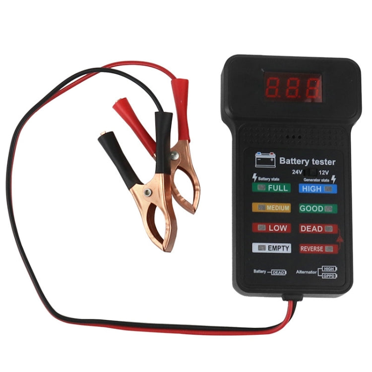 Battery Tester Car Battery Checker Electricity Capacity Tester