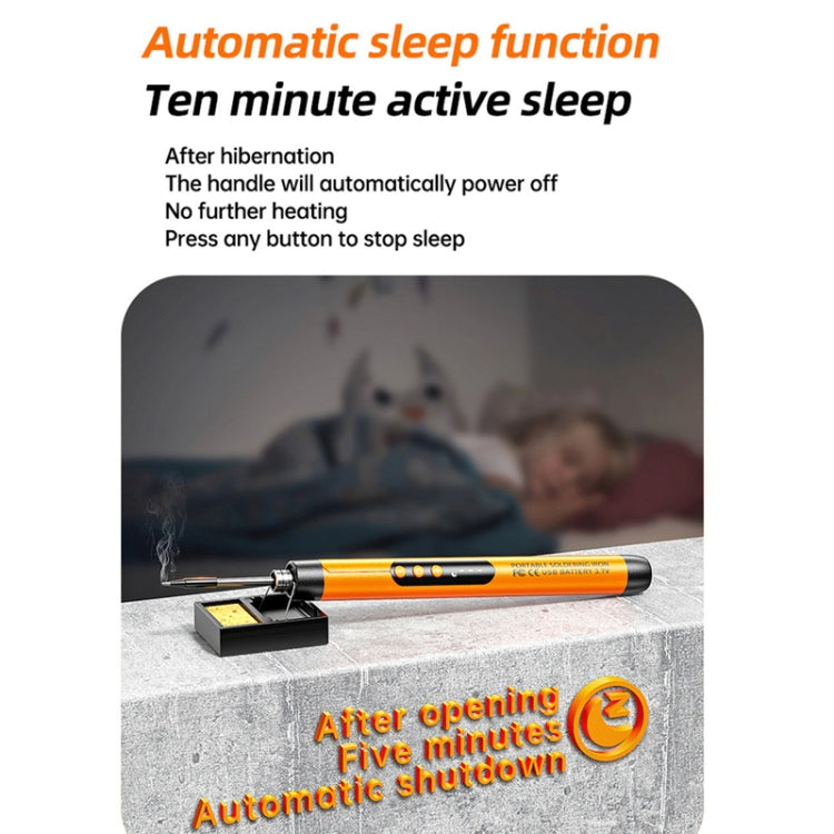 USB Digital Display Charging Soldering Iron Set 5-speed Temperature Adjustable