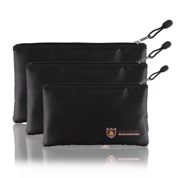 Fireproof Waterproof Document And Money Bag Cash Envelope For Jewelry Passport Valuables