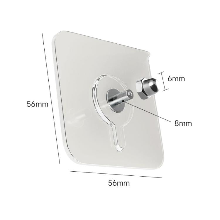 10pcs /Pack Transparent Seamless Strong Adhesive Screw Hooks Nail Free Photo Frame Wall Hook