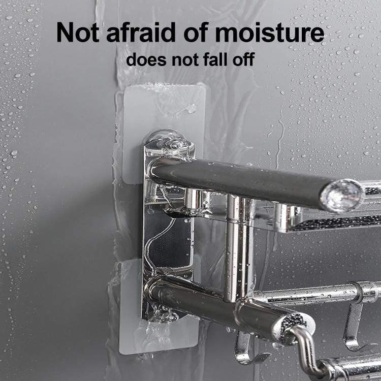 10pcs /Pack Transparent Seamless Strong Adhesive Screw Hooks Nail Free Photo Frame Wall Hook