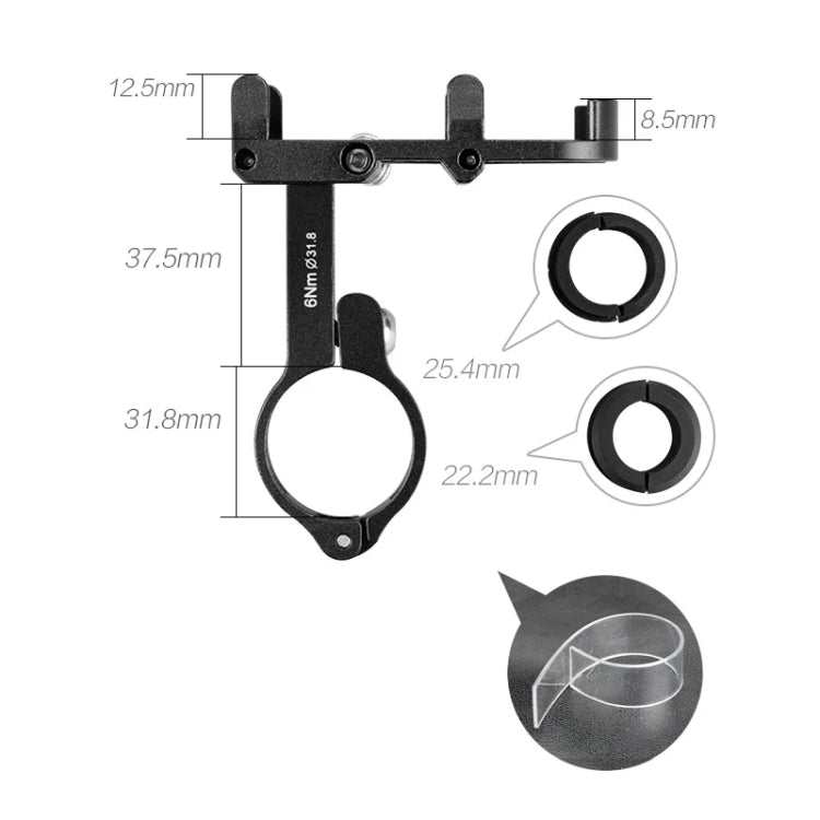 GUB PRO2 Aluminium Bicycle Phone Holder