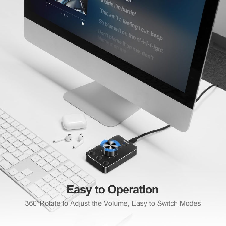 Vaydeer JP2011 USB Computer Volume Adjustment Controller Desktop Multimedia Rotary Button