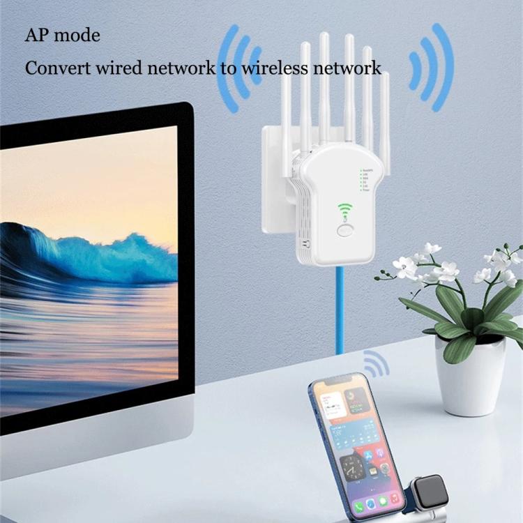 Urant U13 1200Mbps 2.4G/5G Dual Band WiFi Repeater Signal Amplifier