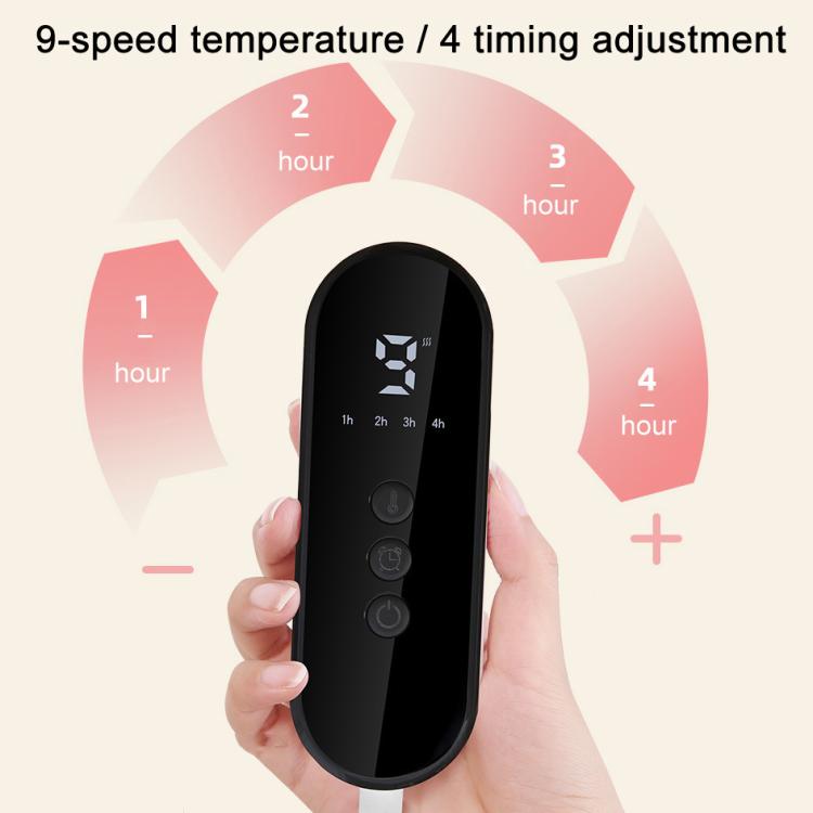 Electric Heating Pad With 9 Heat Settings , 4 Timer Levels, 30x40cm, 30x60cm, 40x76cm, 50x100cm