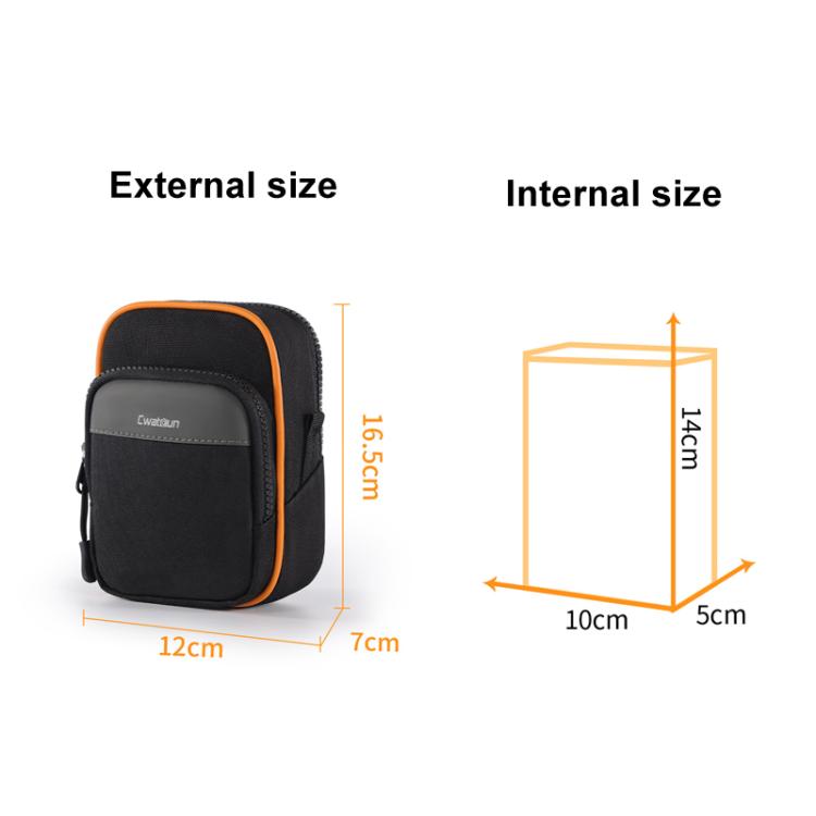 Cwatcun D168 Small Convenient Camera Bag Scratch-Resistant And Wear-Resistant Microslice Card Camera Pouch