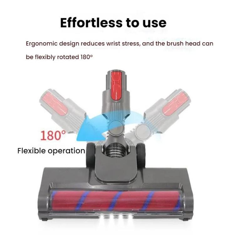 For Dyson V7 / V8 / V10 / V11 Vacuum Cleaner Floor Brush Head With LED Light