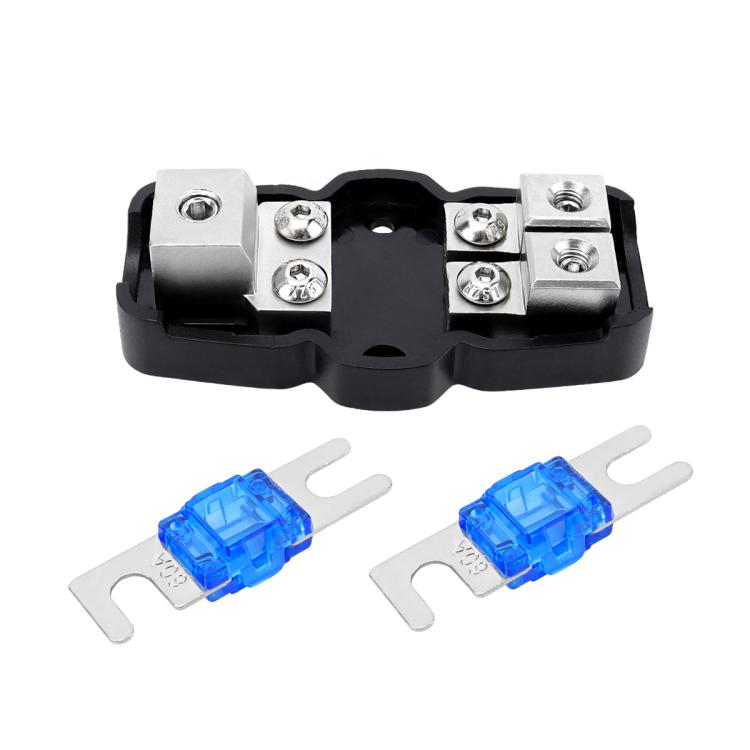 1 Out 2 Ways Car Audio Power Fuse Holder Car Fuse Distribution Block