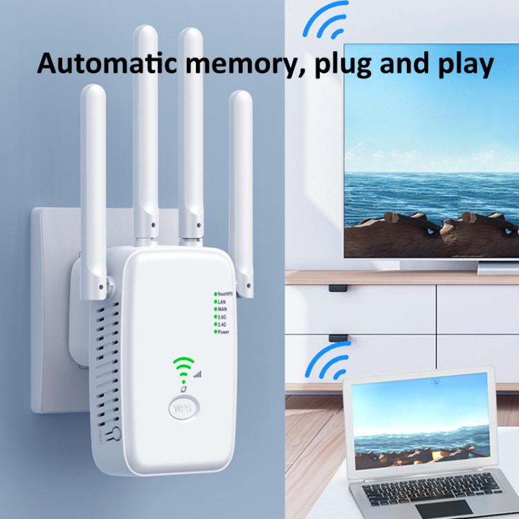 Urant U11 300Mbps 2.4G Wireless Repeater WiFi Signal Amplifier Support WPS Quick Setting