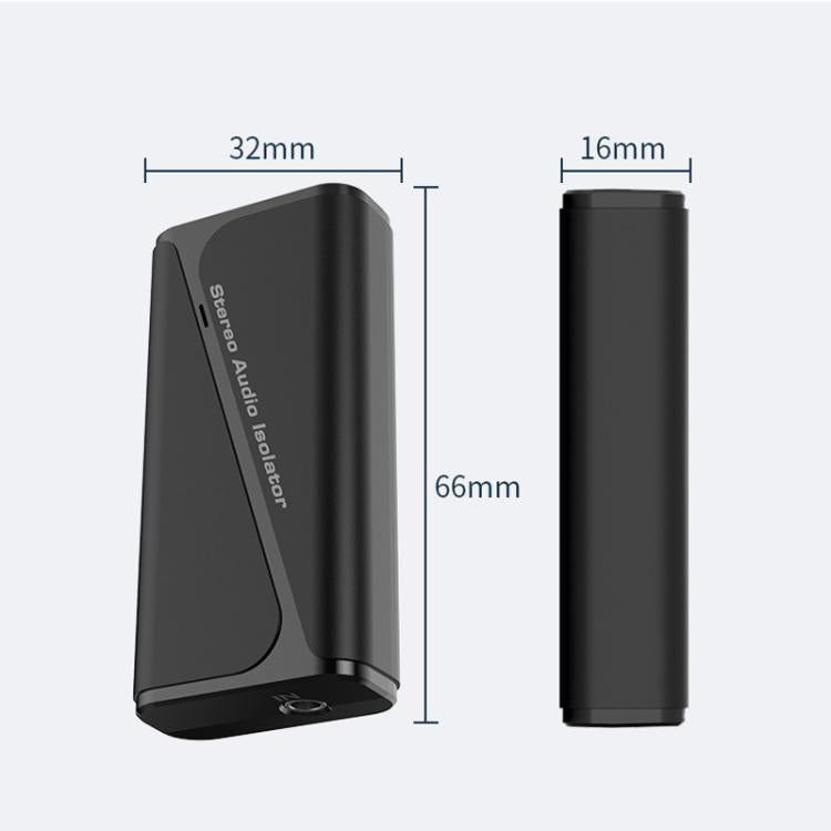 Bluetooth 5.4 Audio Common Ground Isolator Receiver Anti-interference Noise Reducer