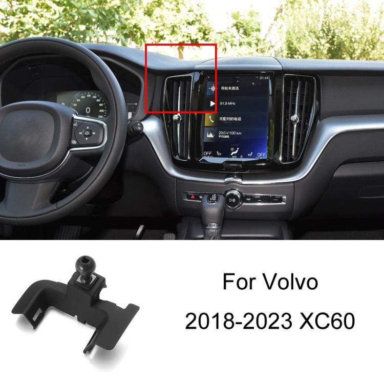 For Volvo Left Driving Car-Mounted Special Mobile Phone Navigation Bracket Base