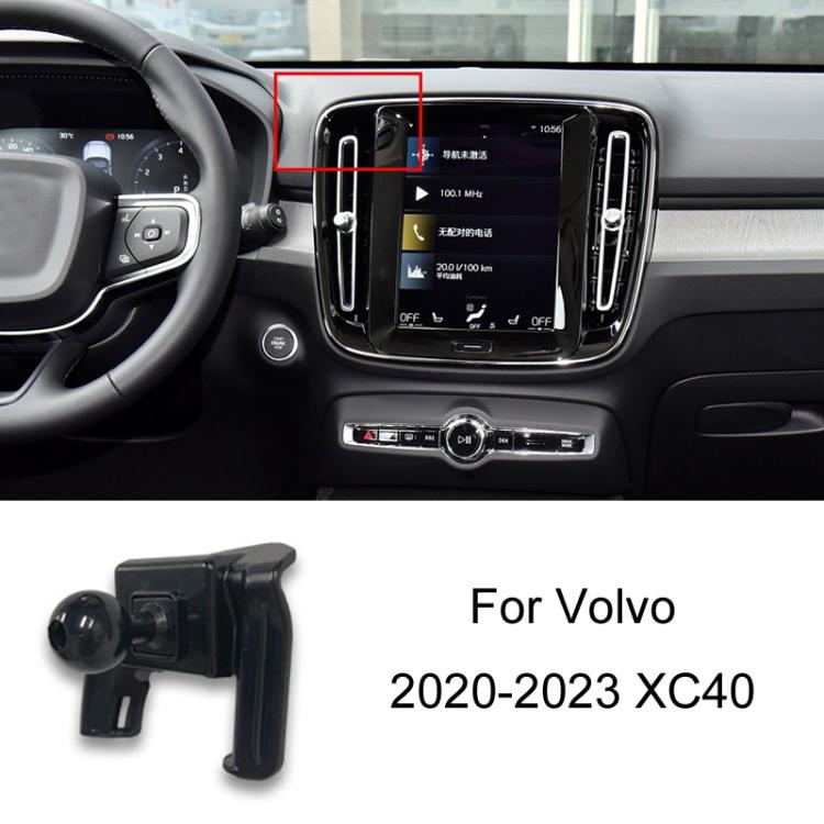 For Volvo Left Driving Car-Mounted Special Mobile Phone Navigation Bracket Base