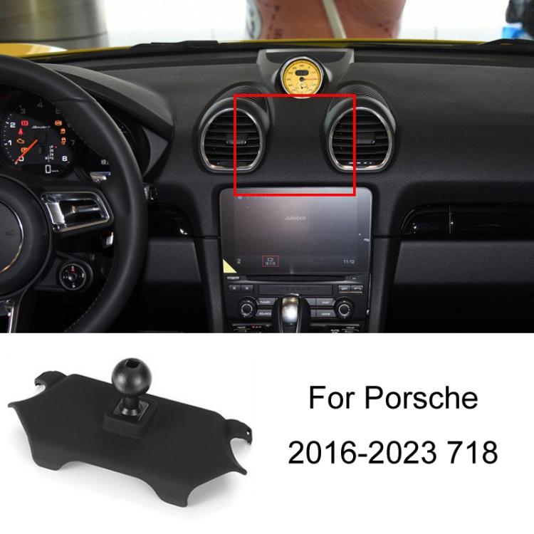 For Porsche Left Driving Car-Mounted Mobile Phone Navigation Holder Base