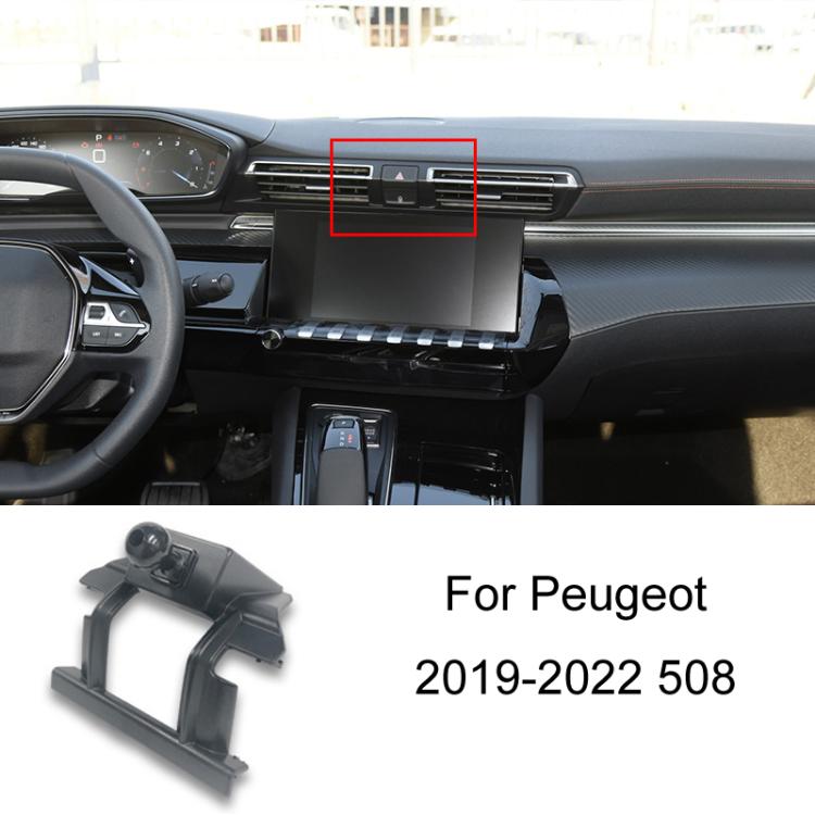 For Peugeot Left Driving Car-Mounted Special Mobile Phone Navigation Bracket Base