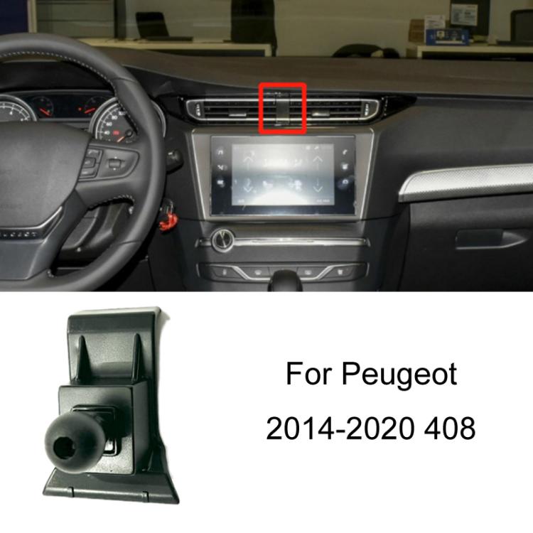 For Peugeot Left Driving Car-Mounted Special Mobile Phone Navigation Bracket Base