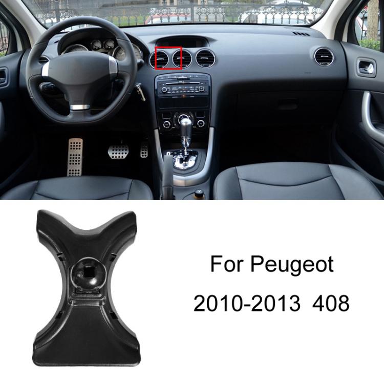 For Peugeot Left Driving Car-Mounted Special Mobile Phone Navigation Bracket Base
