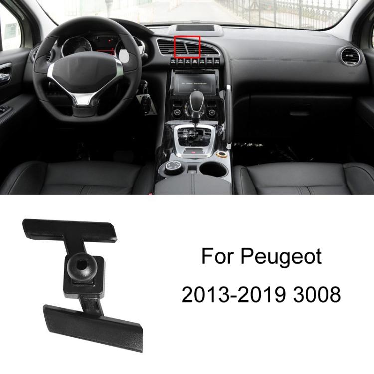 For Peugeot Left Driving Car-Mounted Special Mobile Phone Navigation Bracket Base