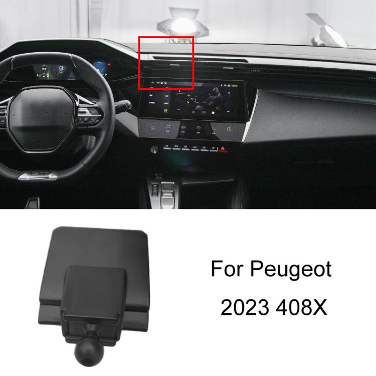 For Peugeot Left Driving Car-Mounted Special Mobile Phone Navigation Bracket Base
