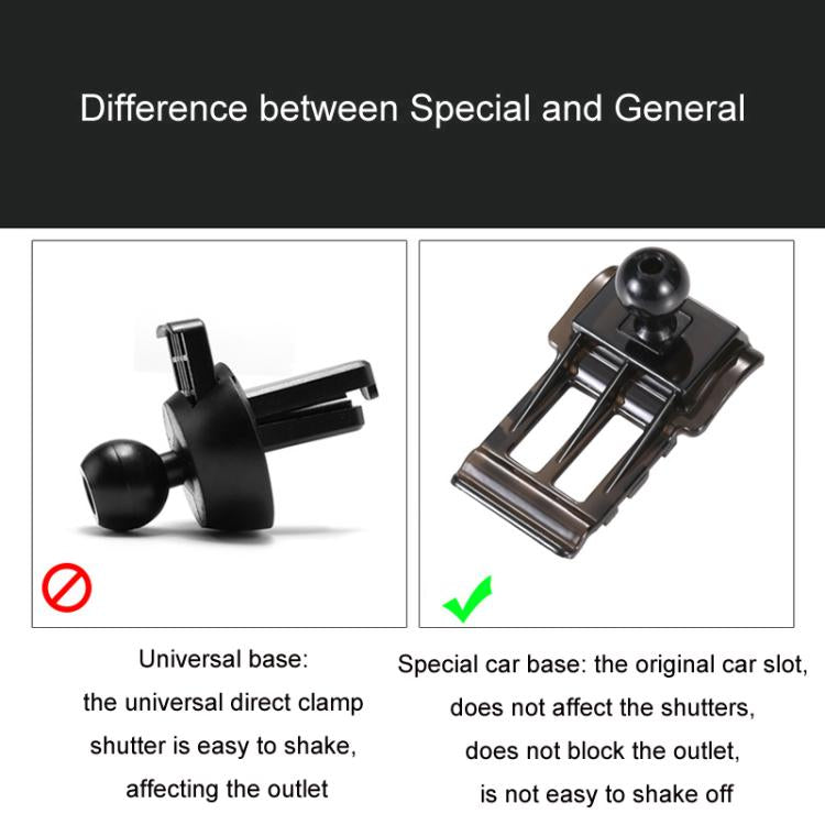 For Peugeot Left Driving Car-Mounted Special Mobile Phone Navigation Bracket Base