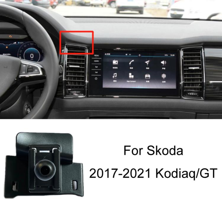 For Skoda Left Driving Car Special Mobile Phone Navigation Bracket Base