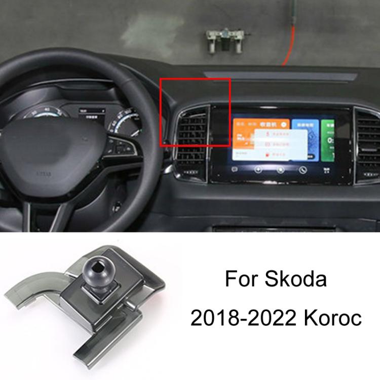 For Skoda Left Driving Car Special Mobile Phone Navigation Bracket Base