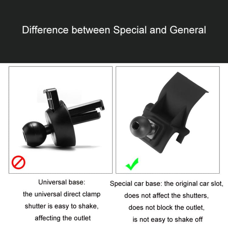 For Cadillac Left Driving Car Special Mobile Phone Navigation Bracket Base