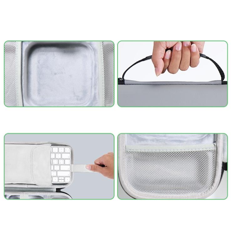 For Mac Mini M4 / M4 Pro Storage Bag Carrying Case Can Store Keyboard, Mouse