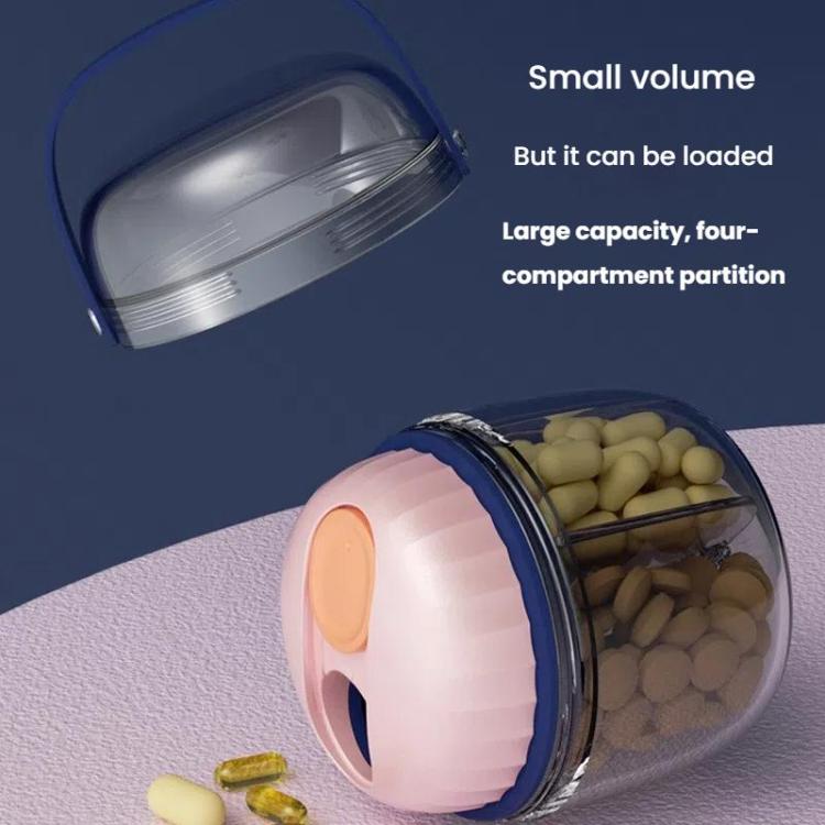 Portable Pill Box Sealed Waterproof Pill Dispenser Drugs Medicine Organizer Dispenser Box
