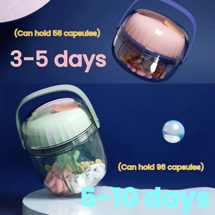 Portable Pill Box Sealed Waterproof Pill Dispenser Drugs Medicine Organizer Dispenser Box