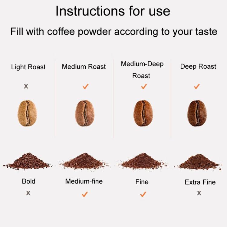 For Dolce Gusto Coffee Maker Stainless Steel Reusable Coffee Capsule Shell