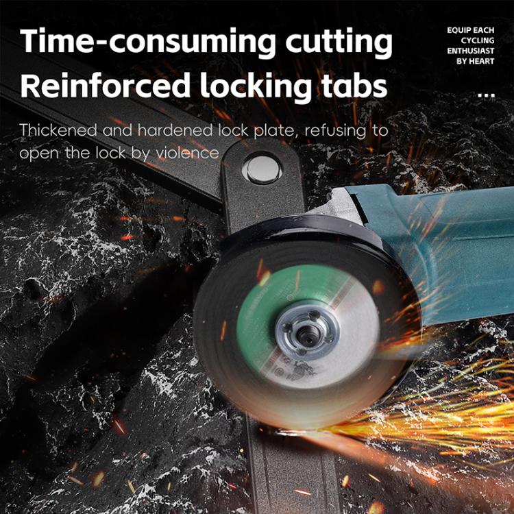 WEST BIKING Bicycle Folding Lock Anti-theft Equipment For Cycling