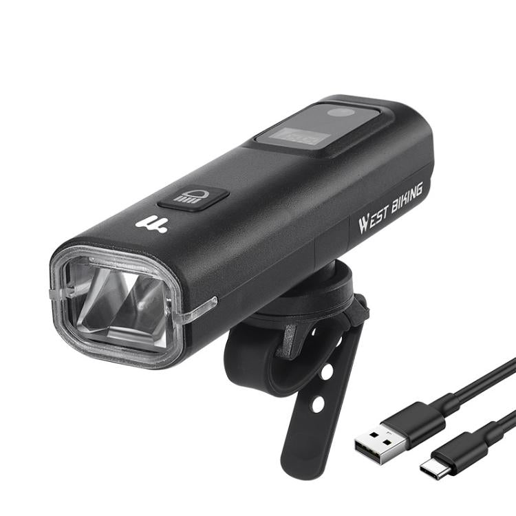 WEST BIKING Bicycle Waterproof TYPE-C Rechargeable High-Brightness Headlight