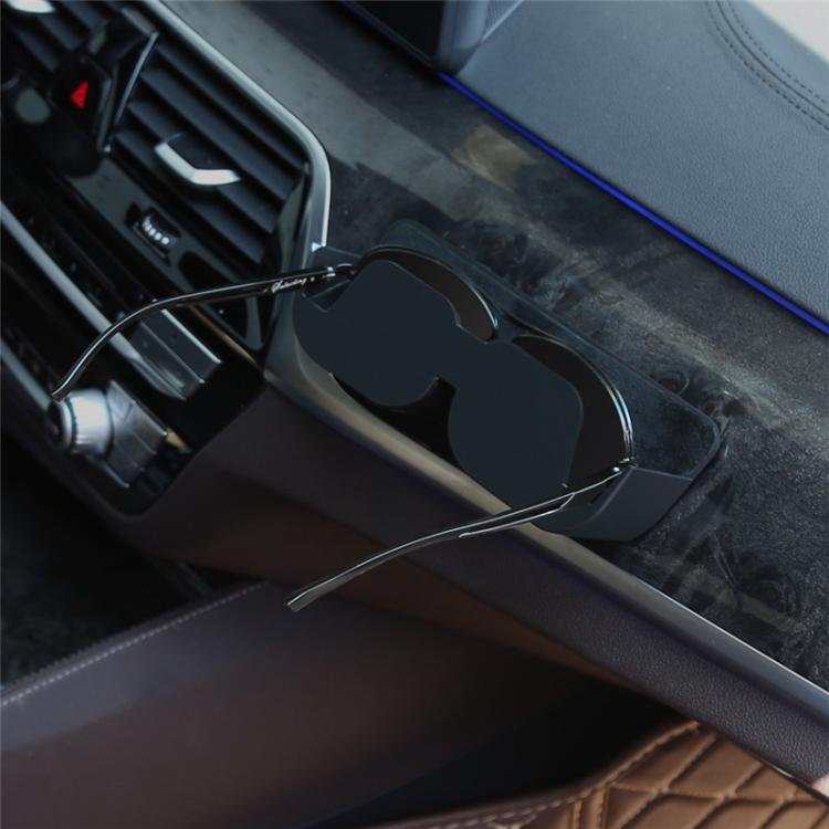 Adhesive Car Glasses Case Car Dashboard Card Storage Rack